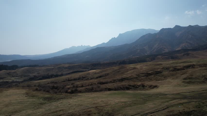 360° panoramic image of Mt. Aso and the Panorama Line