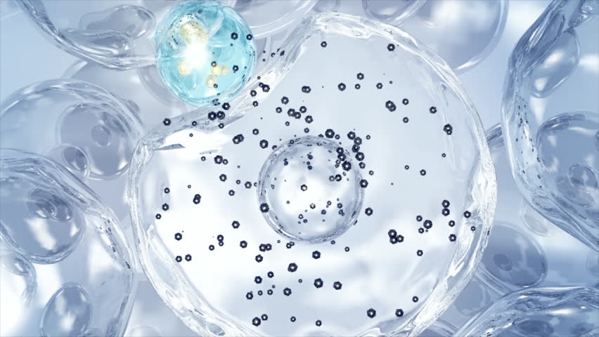 Essence bubbles absorb melanin in skin cells, rejuvenating cells, anti-wrinkle and anti-aging, laser beauty, conceptual skin care beauty solution. Cosmetics advertising, 3D animation.