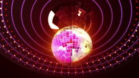 Abstract Disco Ball with Light Trails and Concentric Circles - Powered by Shutterstock - Get 15% off with code: PIKWIZARD15