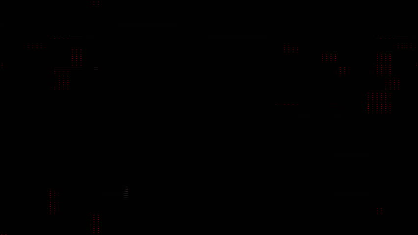 A completely black image with a purple glitch, subtly implying minimal tv signal noise texture or static presence