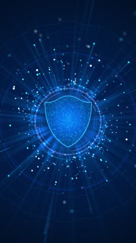 Digital data security padlock futuristic circuit board, Cyber security protection private data. digital technology background. protection system privacy Shield Security. Network. 3D Illustration