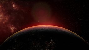 Red Giant Star Eclipse, Planetary Surface, Cosmic Event - Powered by Shutterstock - Get 15% off with code: PIKWIZARD15