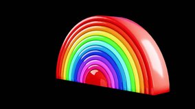 LGBTQ Rainbow On Alpha Channel  - Powered by Shutterstock - Get 15% off with code: PIKWIZARD15