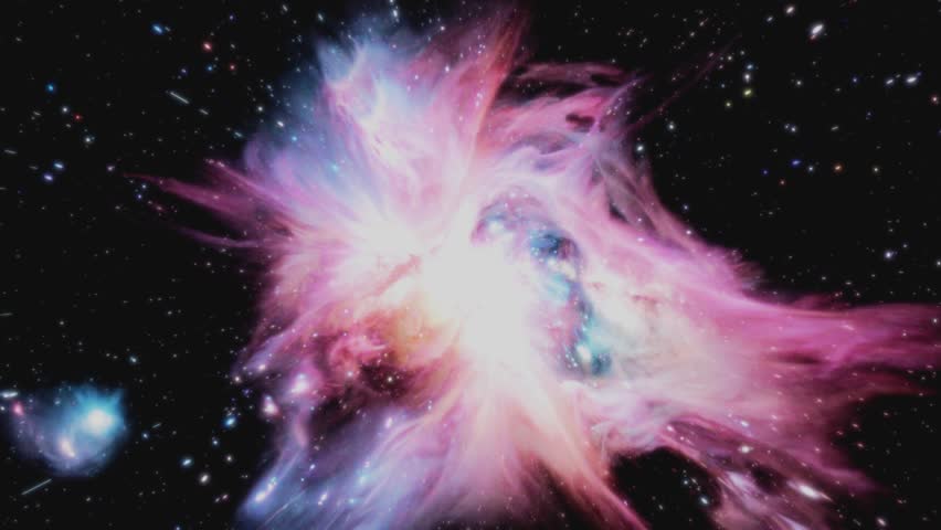 Explore the vibrant colors of a cosmic nebula in deep space