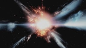 Explosive cosmic event reveals the beauty and chaos of deep space - Powered by Shutterstock - Get 15% off with code: PIKWIZARD15