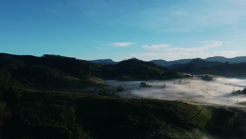 Early Morning view of Moutains and Clouds, Haritha Kanda