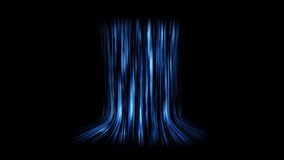 Animation of cold air flow Abstract blue lines of directional movement on a black background. 4K. - Powered by Shutterstock - Get 15% off with code: PIKWIZARD15