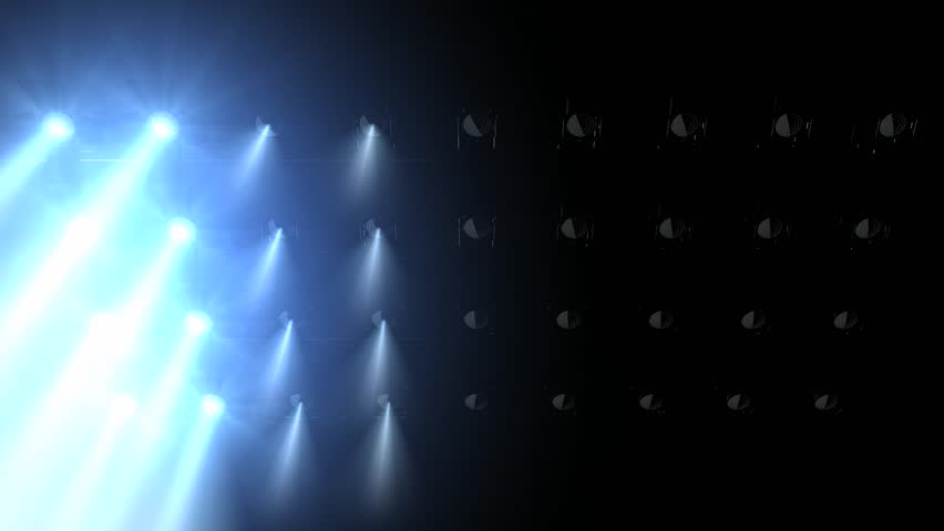 Concert lights flood animation.