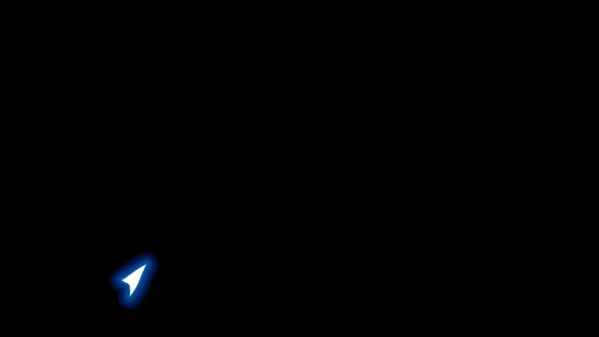 animated special effects, with black screen background