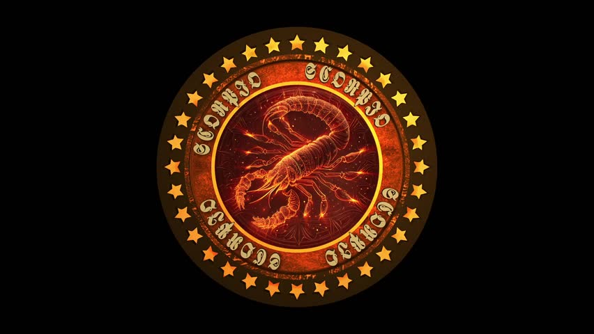Circular Logo Design Featuring a Scorpion