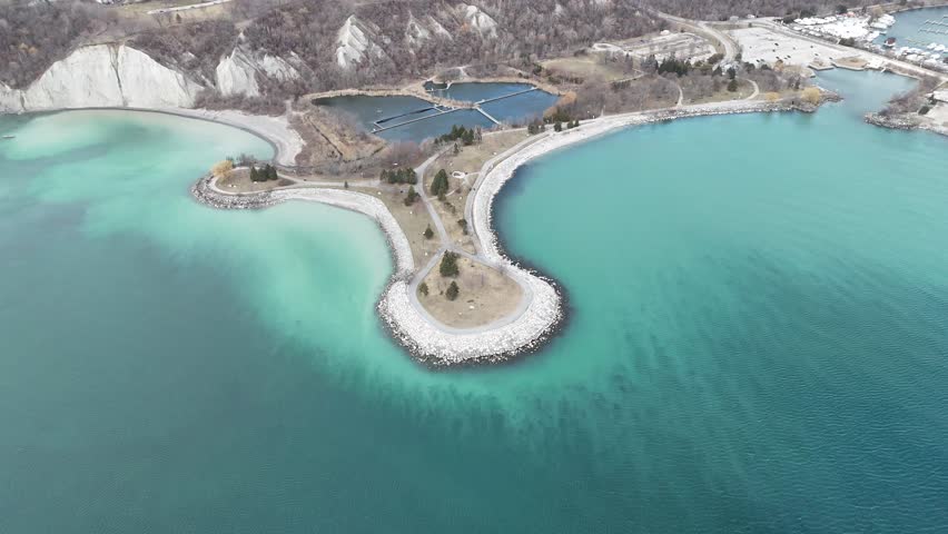 A breathtaking aerial view of Bluffer