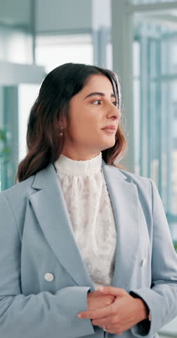 Face, business and woman in office, arms crossed and confidence with attorney. Portrait, happy person and lawyer in workplace, expert in compliance policy and legal aid with pride and about us