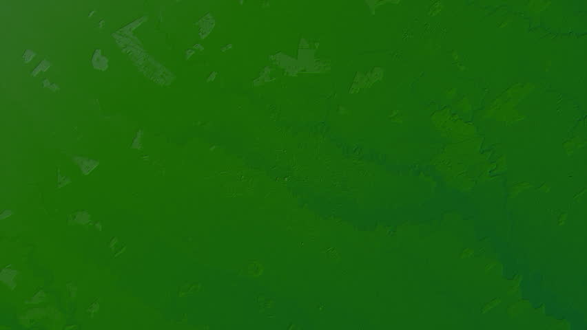Bucharest region, Romania, extruded. Physical map