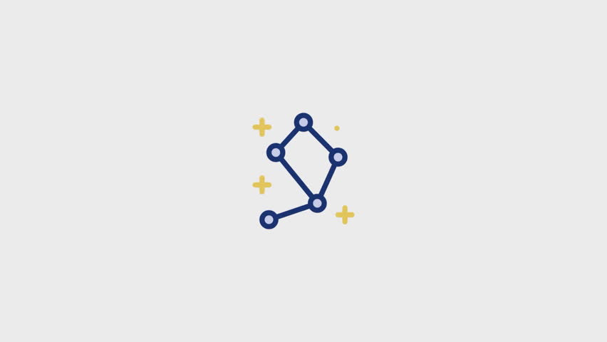 Libra Animated Icon. This video features a captivating animation of an icon designed to enhance your projects.