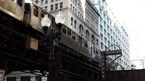 Chicago subway, popularly known as L, short for elevated. - Powered by Shutterstock - Get 15% off with code: PIKWIZARD15