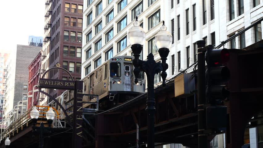 Chicago subway, popularly known as L, short for elevated.