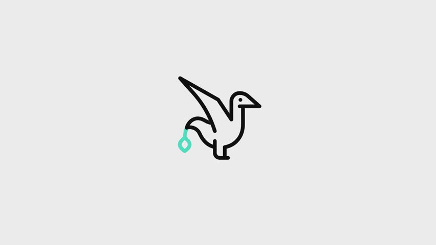 Rhamphorhynchus Animated Icon. This video features a captivating animation of an icon designed to enhance your projects.