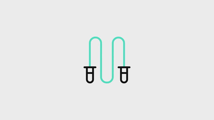 Rope Animated Icon. This video features a captivating animation of an icon designed to enhance your projects.
