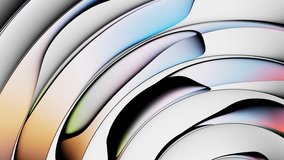 Looping 3D animation. Abstract background of liquid bubbles and colorful gradients transform and change colors inside the round geometric shapes - Powered by Shutterstock - Get 15% off with code: PIKWIZARD15