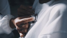 Physical examination of the cardiovascular system with stethoscope of elderly man
 - Powered by Shutterstock - Get 15% off with code: PIKWIZARD15