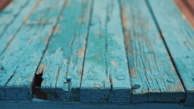 Peeling Paint on Urban Table Surface with Focus Pull - Powered by Shutterstock - Get 15% off with code: PIKWIZARD15
