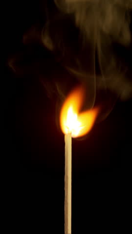 The ignition of the real head of match with black background in slow motion (120 fps. you have to speed x4 if you want to see it at real time). 