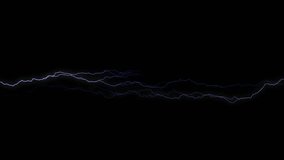 Beautiful Lightning Strikes on Black Background, realistic lightning effect. Loop Animation - Powered by Shutterstock - Get 15% off with code: PIKWIZARD15