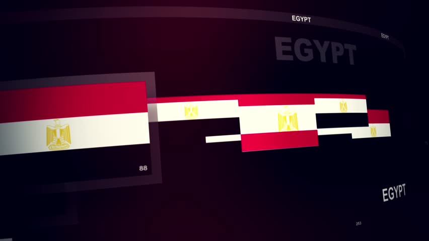 Egypt Flag World News Intro