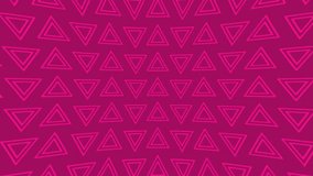 Raspberry cerise color Triangle sign Seamless animated geometric triangle pattern vibrant background for modern digital design and motion graphics backdrop  - Powered by Shutterstock - Get 15% off with code: PIKWIZARD15