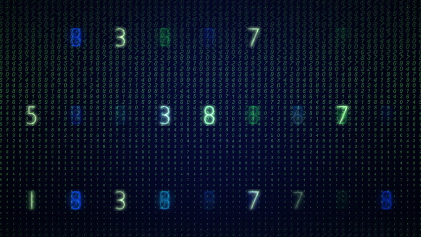 Abstract Digital Code Glowing Numbers and Matrix Effect Background. A digital background showcasing highlighted numbers within a matrix of code, representing data processing and computational concepts - Powered by Shutterstock - Get 15% off with code: PIKWIZARD15