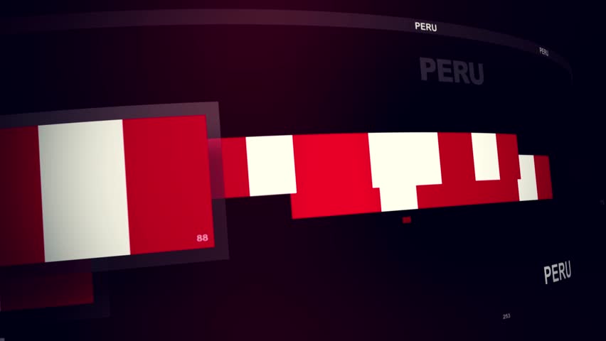 Peru Flag World News Intro