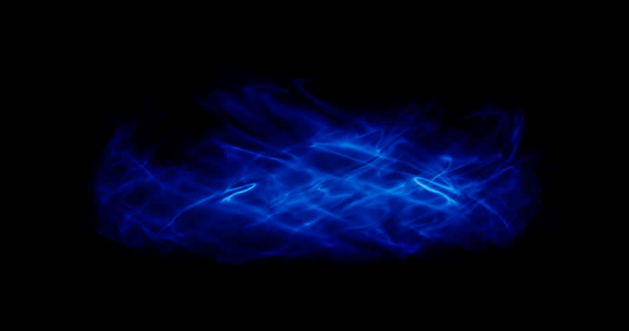 blue energy spin effect on black background