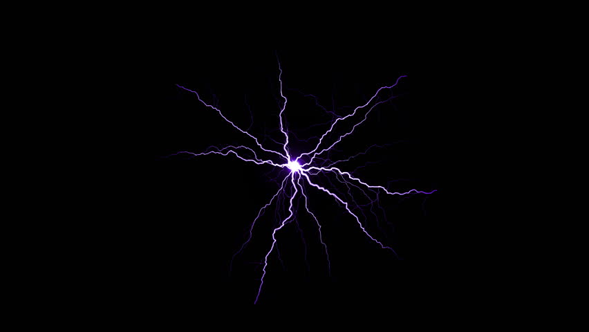 Lightning for plasma ball, electric lightning background. high voltage electricity
