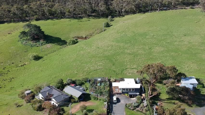Tinderbox, Tasmania, Australia – Aerial Drone Footage Featuring Clear Waters, Rocky Reefs, Coastal Cliffs, Waterfront Homes, Boat Ramp, Tinderbox Marine Reserve, Bay, and Ocean Views
