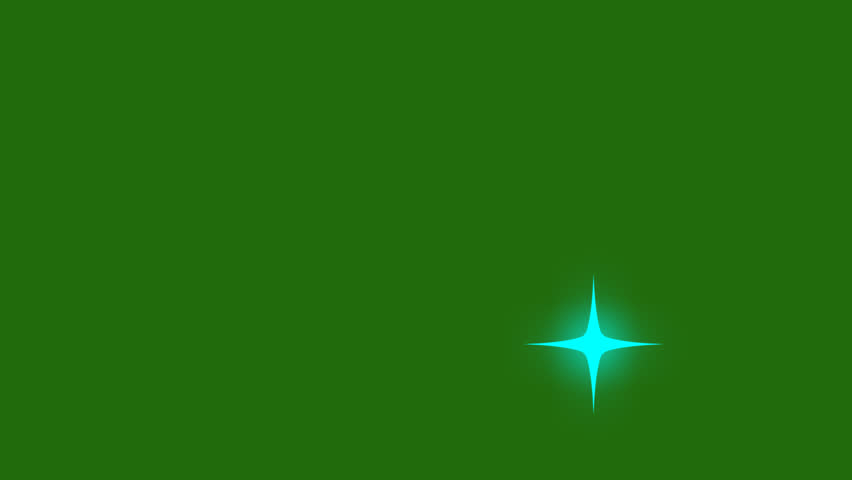 cartoon Sparkle Glowing Doodle Stars Night Blinking in a Festive Animation 4k animation