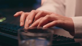 Cropped view woman hands gamer programmer tech IT worker hacker coding data web antivirus typing keyboard online working studying unrecognizable girl student businesswoman crypto trading gaming addict - Powered by Shutterstock - Get 15% off with code: PIKWIZARD15