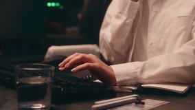 Stressed multitasking businesswoman Caucasian woman investor stock trader broker girl talking phone night work crypto currency invest computer online trading bitcoin price chart business e-commerce - Powered by Shutterstock - Get 15% off with code: PIKWIZARD15