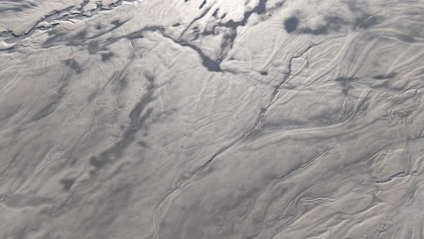 Drone scenic footage of the nature pollution and water contamination of the copper mine exploitation in Geamana, near Rosia Montana, Romania, Europe