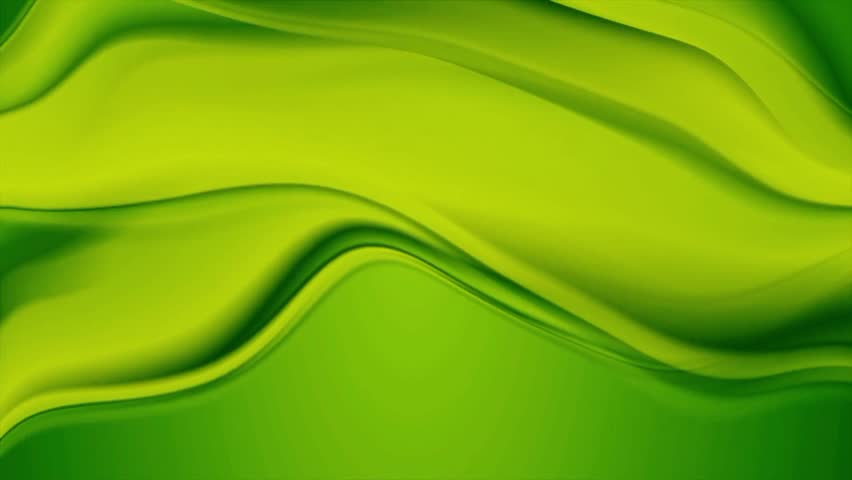 Smooth Green Wave Abstract Background Design
