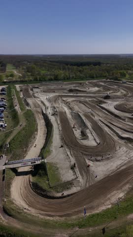 Motocross thrills at Axel in the Netherlands during vibrant sunny day