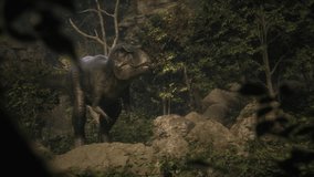 High-quality cinematic footage of realistic dinosaurs moving through lush jungles and prehistoric landscapes. Each scene is beautifully lit with dramatic sunlight and deep shadows, perfect for use in  - Powered by Shutterstock - Get 15% off with code: PIKWIZARD15