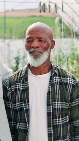 Senior, dad and black man in backyard with hug, laughing and happy family on weekend reunion in home garden. Relax, father and son with embrace, outdoor bonding and funny joke together with love