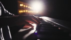 Delicate hands on piano keys, creating peaceful melodies, blending creativity, self-expression, and emotional release, offering music therapy, mindfulness, and relaxation, while promoting inner peace - Powered by Shutterstock - Get 15% off with code: PIKWIZARD15