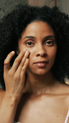 Skincare, face and woman with cream, moisture and morning routine for vitamin c, confident or shine. Wellness, glow and lotion for antiaging benefits, dermatology or person with product for self care