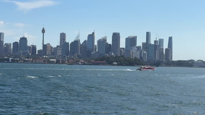 Sydney Harbour Bridge Australia city CBD skyline landmarks water Port Jackson