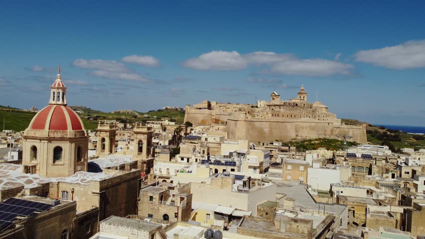 Aerial View of city Gozo