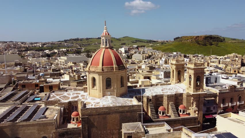 Aerial View of city Gozo