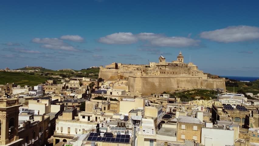 Aerial View of city Gozo