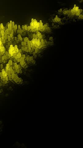 Abstract columns as 3d background for technology, analytical programs, news broadcasts, metaverse and blockchain. Big Data Information Flow. 3D Cube Columns Loop is motion footage. Animation