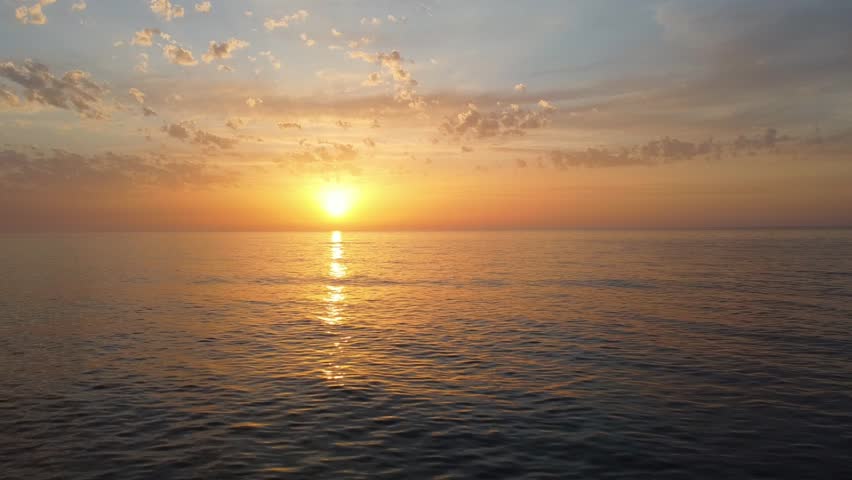 Mediterranean beach Aerial drone top down view of sea blue waves break and sand. Beautiful of sea water wave come to beach. Mesmerizing ocean waves sandy shoreline aerial top view. coastal landscape.